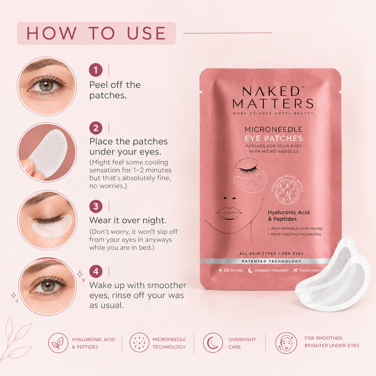 Korean Micro-needling Eye Patches